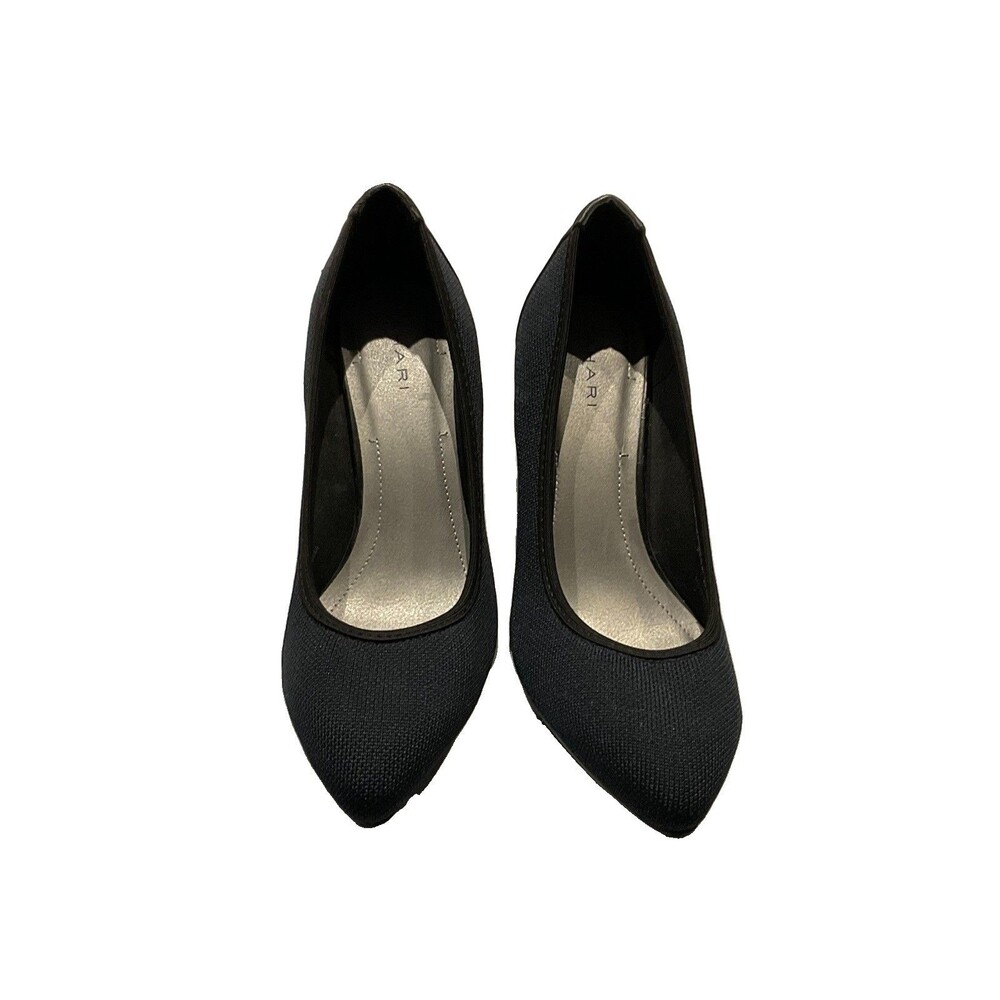 Tahari Shoes Women's Blue Fabric & Leather Trim Pumps Size 8M